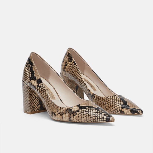 snake block heels